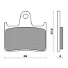 6910018820 Rear Brake Pads Suzuki GSXR-1000 '05-'06