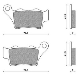 43140L4A300  Rear Brake Pads Sym MaxSym-400i