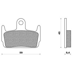 MA234 Τακάκια Οπίσθιου Φρένου Honda X8R-S X8R-X SZX-50 