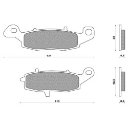 FDB2049 Ferodo Front Brake Pads Suzuki DL-650