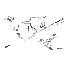 28311342000  Rubber, Kick Starter Honda ANF-125 Innova