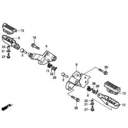 50661MS8000  Rubber, Main Step Honda XLV-XRV