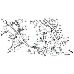 18392MK4000  Packing Muffler Honda XL-1000V Varadero XL-600V Transalp