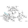 18291MN4920  Gasket Exhaust Pipe Honda CBF-600 CBF-1000