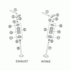 77036027000 Valve Stem Sealing  KTM EXC-F 250  SX-F 250