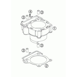 77030035200 Cylinder Base Gasket KTM EXC-F 250  SX-F250 