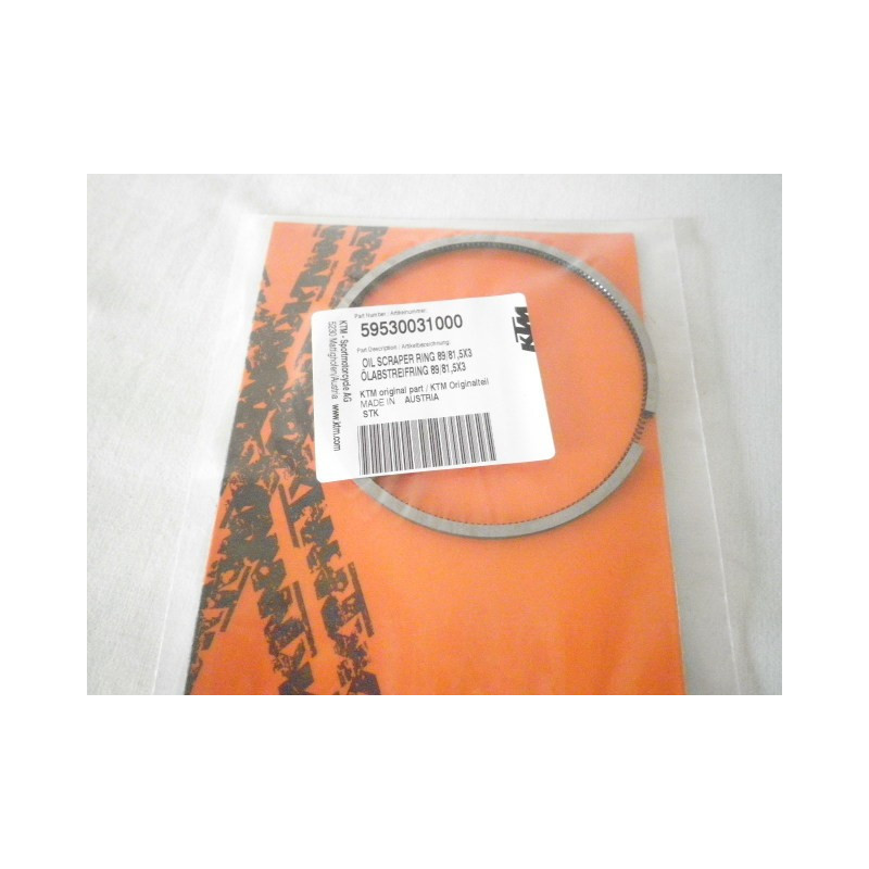 59530031000  Piston Ring (Oil) KTM EXC-400-450 SX-400-450