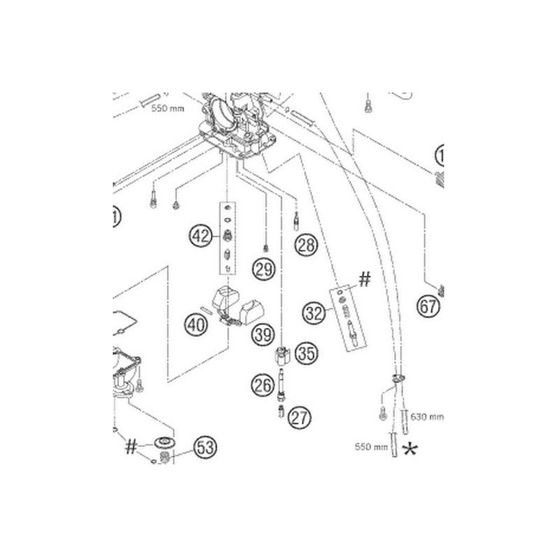 54531623172  Main Jet 172 Keihin KTM EXC-SX