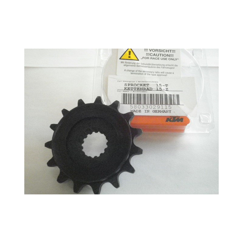 58033029115  Front Sprocket Damp. 15T KTM LC-4 640-690