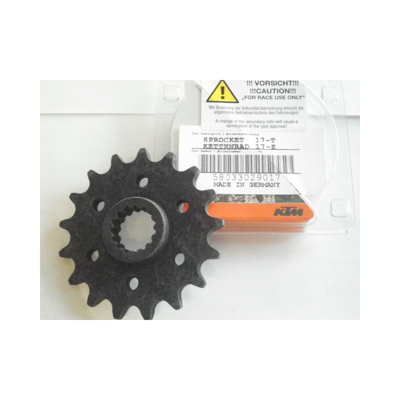 58033029017  Front Sprocket 17T KTM LC-4 640-690