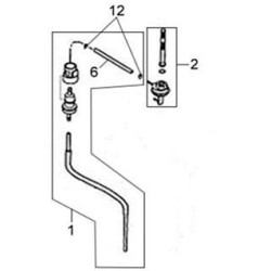 17682APA000  Σωληνάκι Βενζίνης SYM Symphony-50-125-150