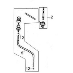 17683APA000  Σωληνάκι Βενζίνης SYM Symphony-50-125-150