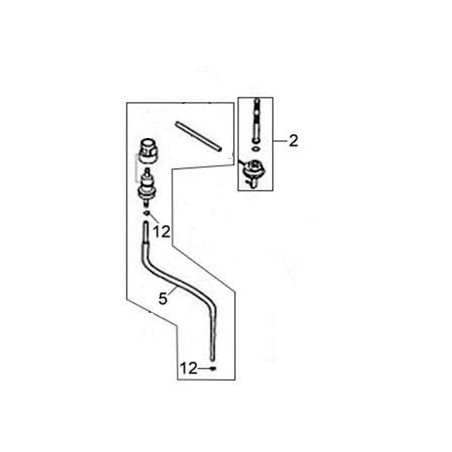 17683APA000  Fuel Tube SYM Symphony-50-125-150