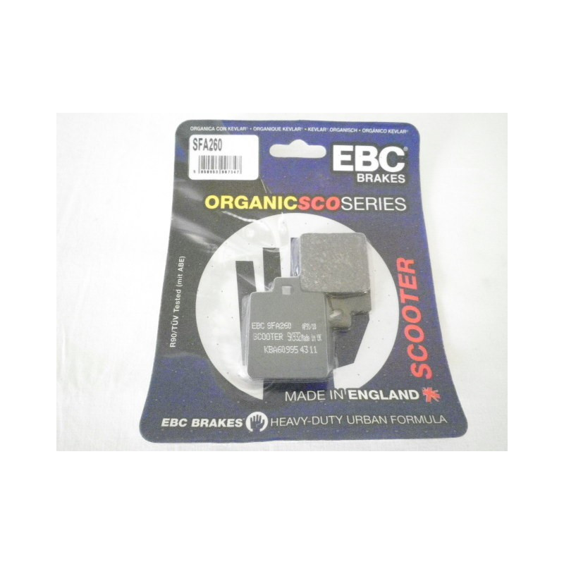 SFA260 Τακάκια Εμπρόσθια EBC Piaggio Vespa ET2 50 ET4 50 ET4 125 150 LX 50 125 150 LXV 150 LX 50 2t