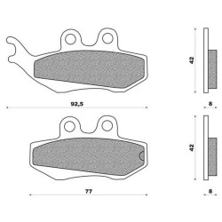 SFA353  EBC Front Brake Pads Piaggio X7-X8-X9 Beverly