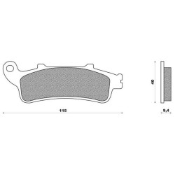 FDB2073  Ferodo Brake Pads Honda Varadero/CBR XX