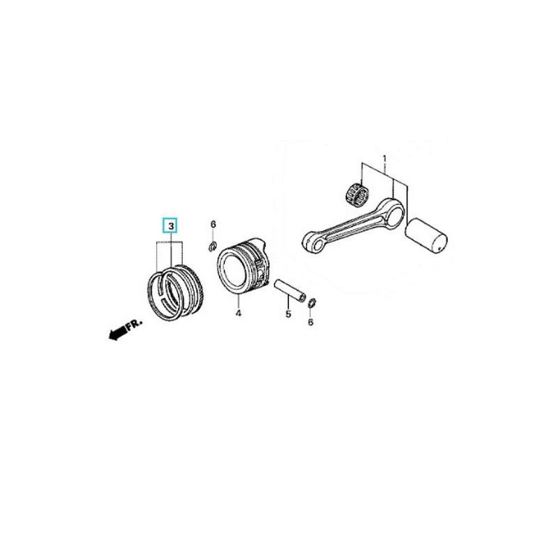 13051KPH900  Ελατήρια Πιστονιού 1.00 Ρεκτιφιέ Honda ANF-125 Innova