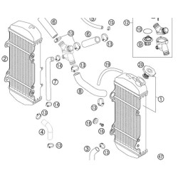 41001052000  Λάστιχα Ψυγείου KTM EXC-SX-LC 4-Adventure-LC 8-RC 8