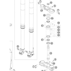 54201081100  Bearing Steering Head Pipe KTM EXC-SX-LC 4- LC8 Adventure