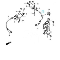 30732MFFD00  Μπουζοκαλώδιο Πίσω Honda XL-700V Transalp 