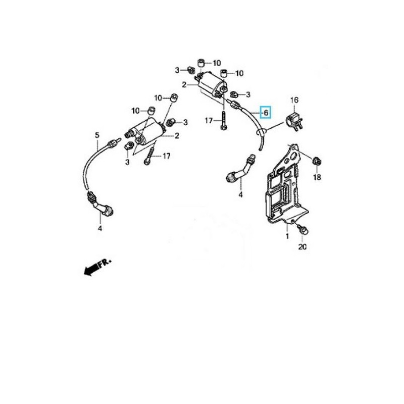 30732MFFD00  Cord Assy Rear Honda XL-700V Transalp