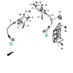 30700MEW922  Μπουζόπιπα Honda XL-700V Transalp 