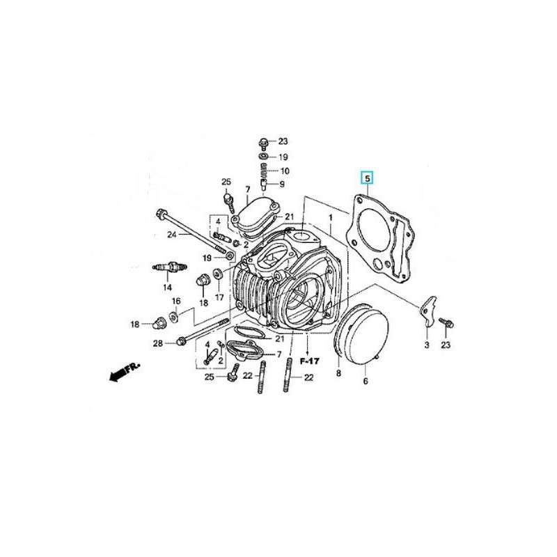 12251KPH901  Cylinder Head Gasket Honda ANF-125 Innova