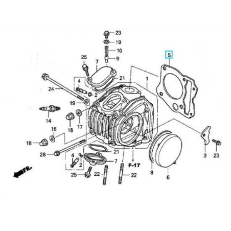 12251KPH901  Φλάντζα Εκρήξεως Honda ANF-125 Innova