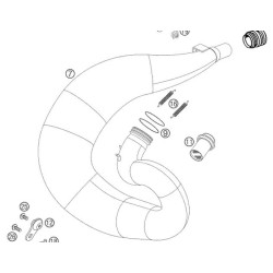 0770440030  O'ring Λαιμού Εξάτμισης KTM EXC-SX 2stroke