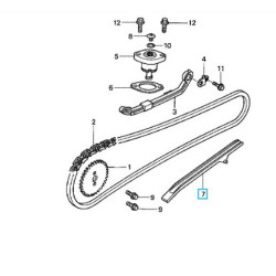 14610KPH900  Γλύστρα Καδένας Εκκεντροφόρου Honda ANF-125 Innova 