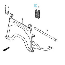 50521KRP980  Ελατήριο Ορθοστάτη Honda SCV-100 Lead 