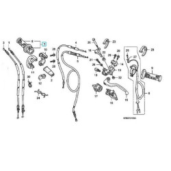 53140MEB671  Χειρολαβή Γκαζιού Honda CRF-250X-450X 