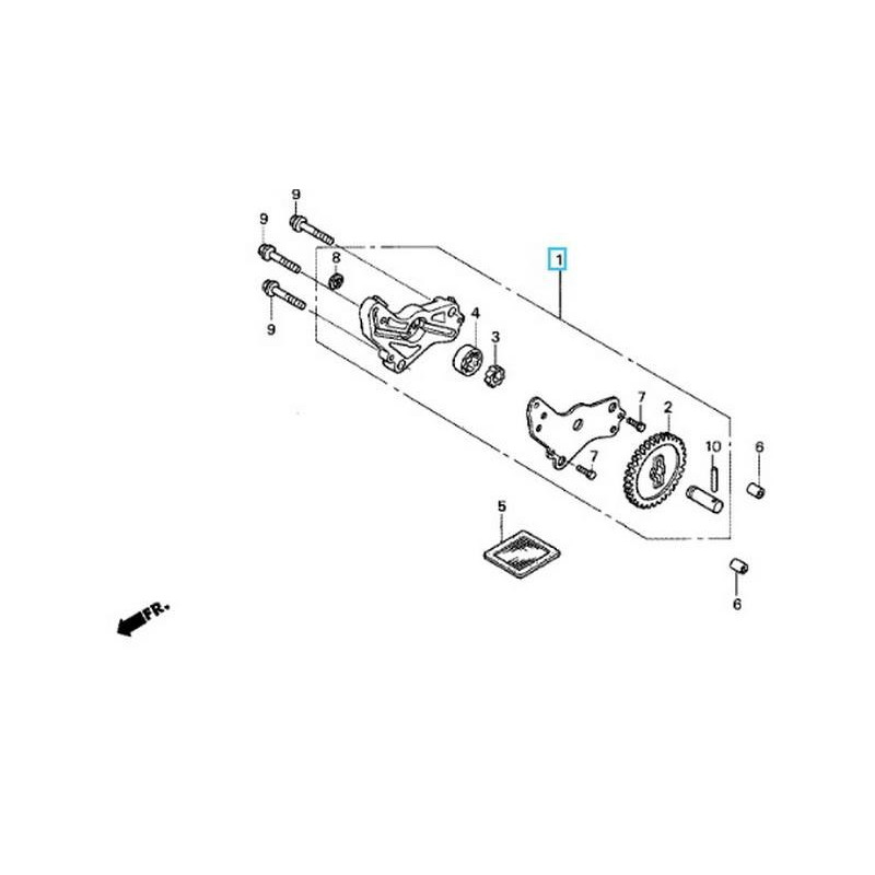 15100KTMD20  Αντλία Λαδιού Honda ANF-125 Innova '07-'12
