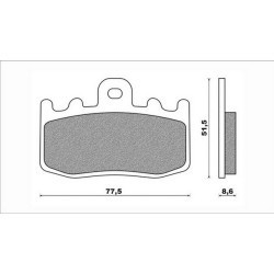 FDB2125  Ferodo Front Brake Pads BMW R-1150-1200GS