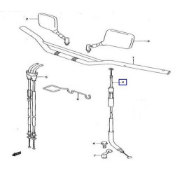5820029F00  Clutch Cable Suzuki DRZ-400E 