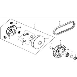 22000HHA000  Face Movable Drive Cpl. Sym HD-200