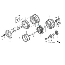 22201HP1670  Clutch Friction Disk Honda TRX-450R