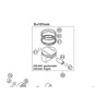 58330833000  Piston Pin KTM LC4-640 '98-'07 LC8-950 '03-'06