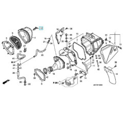17291KSC000  Βίδα Φίλτρου Αέρος Honda CRF-250X-450X