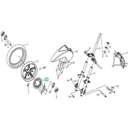 45121LEA000S0  Front Brake Disc Sym Citycom-300i 