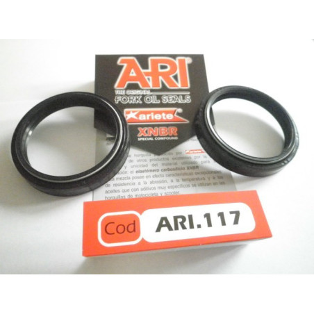 ARI117  Ariete Front Fork Oil Seals Set 48X58.2X8.5/10.5 Kawasaki KX-125-250 KXF-250-450