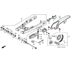 40510MY1000  Chain Guard Protector Honda XRV-750 XL-650V 