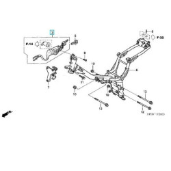 35010KTMD20  Διακόπτες Σετ Honda ANF-125i Innova '07-'12