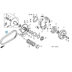 9062253010S  Bando Ιμάντας Κίνησης Honda SH-150