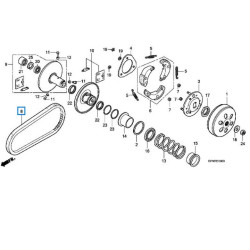 23100GFM901 Honda NHX-110i Lead  Driving Belt
