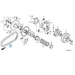 8162230  Bando Drive Belt Honda PCX-125 