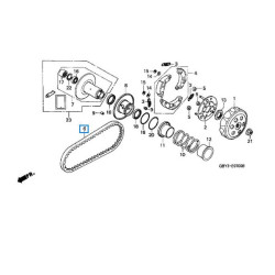 23100GBY901  Drive Belt Honda X8R-S X8R-X SH-50 Scoopy