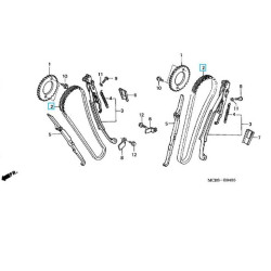 14401MN1671  Camsaft Chain Honda XRV-750 Africa Twin XL-600V Transalp