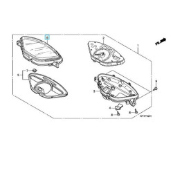 37216KTMD21  Speedometer Lens Honda ANF-125i Innova '07-'12