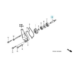 19241MEB670  Water Pump Shaft Honda CRF-450R '02-'08